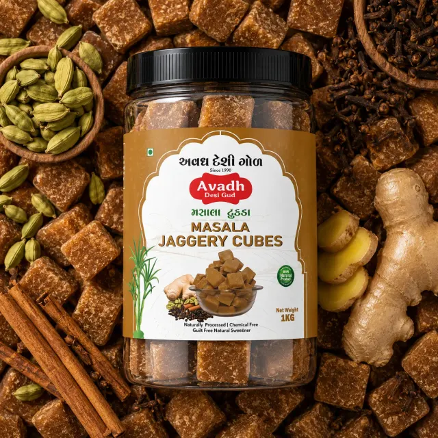 Masala Jaggery Cubes 1kg